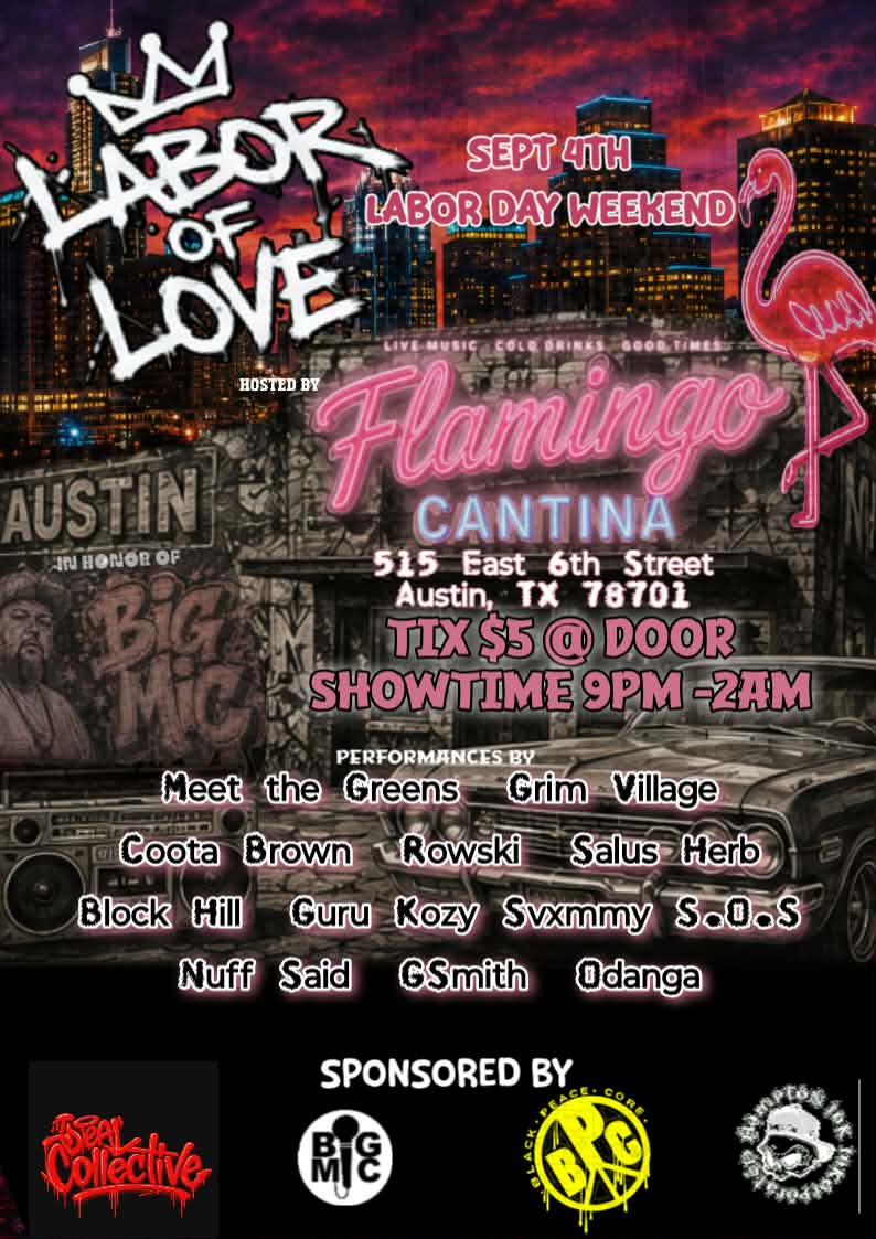 IDEAL COLLECTIVE PRESENTS LABOR OF LOVE SHOWCASE – HIP HOP